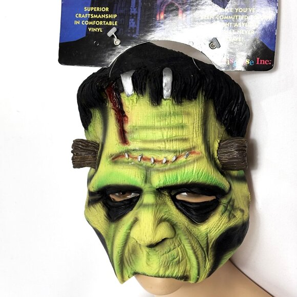 Disguise Green and Black Monster Face Mask - Picture 7 of 9